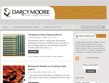 Tablet Screenshot of darcymoore.net